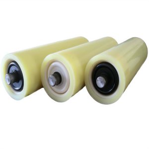 High loading and low noise nylon conveyor roller for mining
